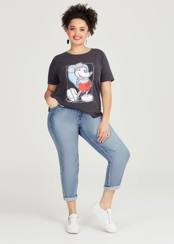 Mickey Mouse Cotton Tee, , hi-res