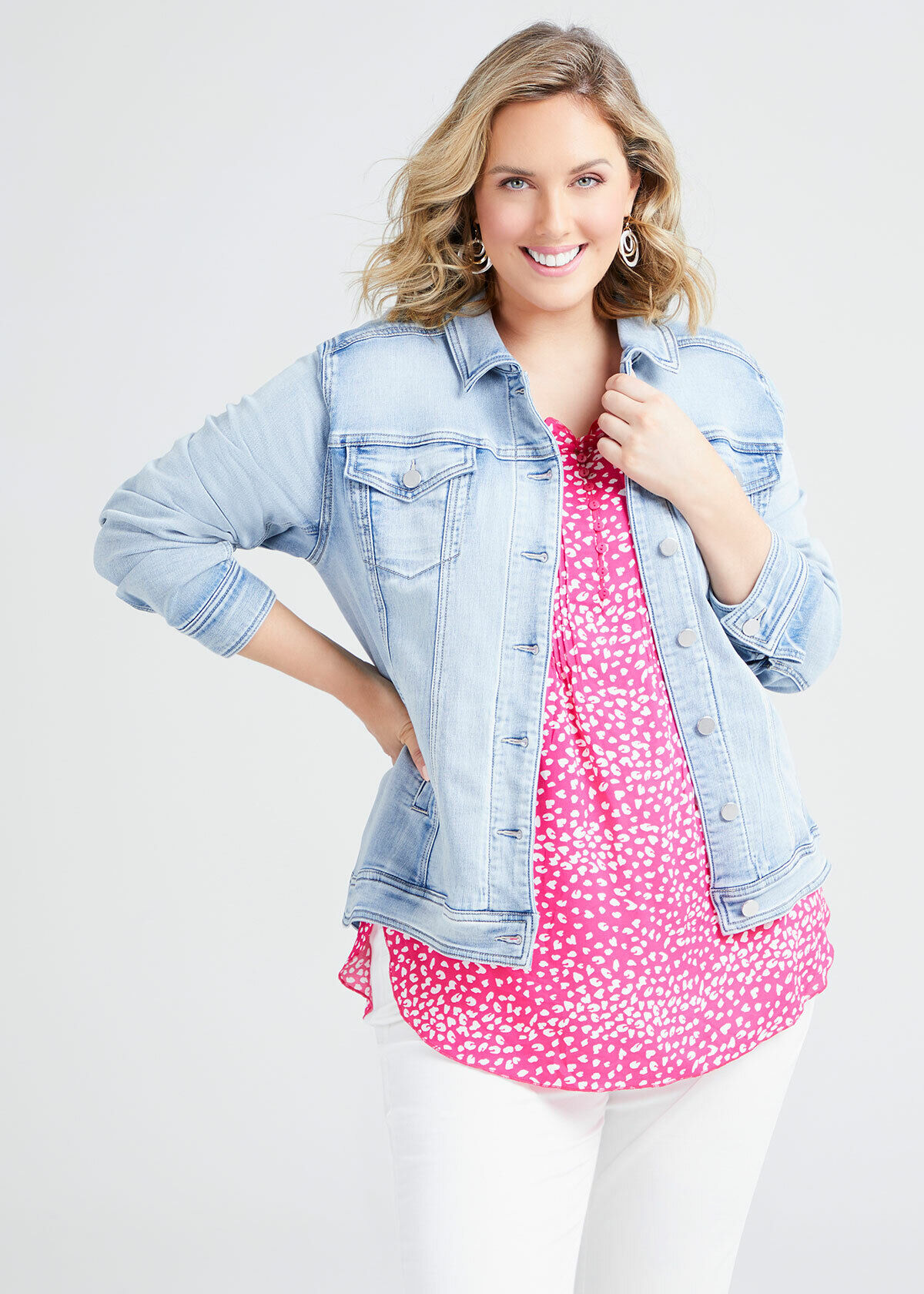 best denim jacket for plus size