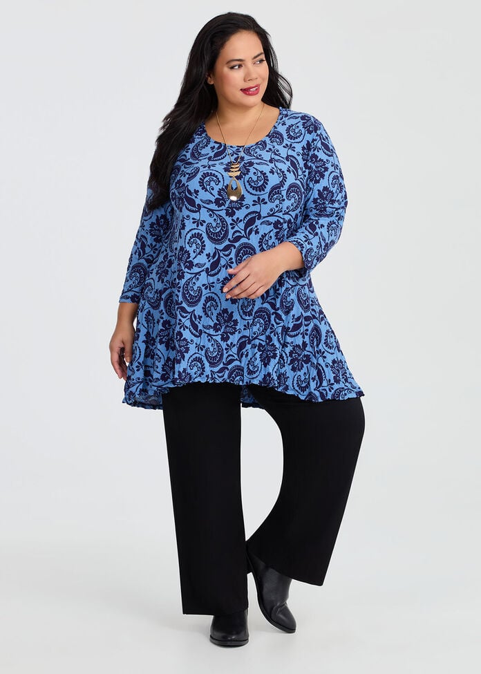 Peplum Luna Top, , hi-res