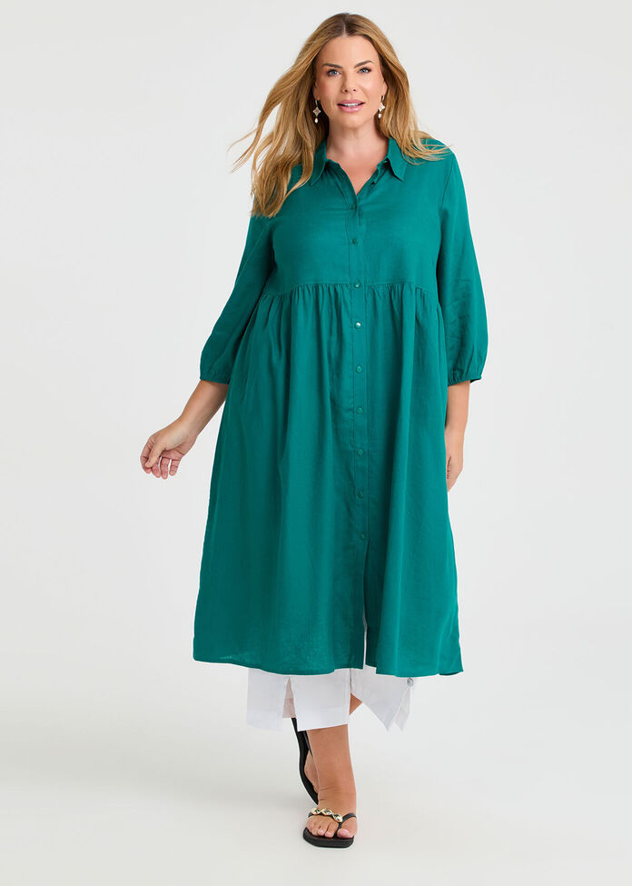 Linen Blend Isla Shirt, , hi-res