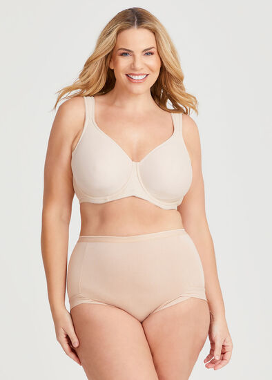 Plus Size Side Smoothing T-shirt Bra