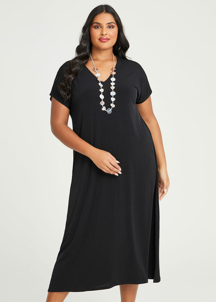 Shop Plus Size Luna Soiree Maxi Dress in Black | Taking Shape AU