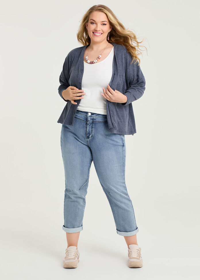 Boyfriend Slouch Cardigan, , hi-res