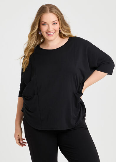 Plus Size Pima Cotton Traveller Top