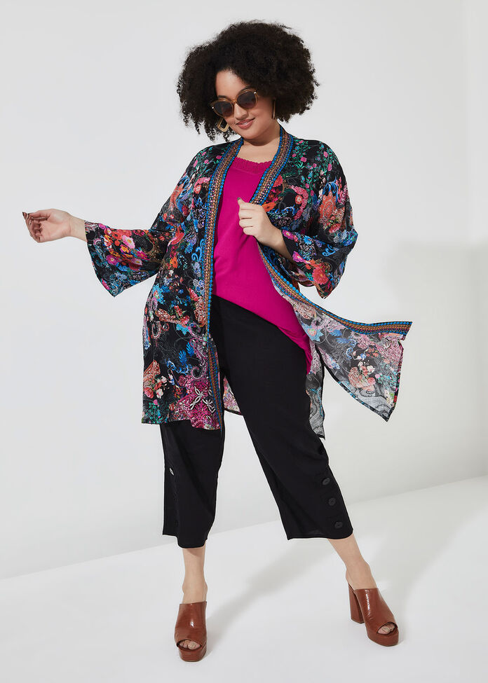 Natural Lexi Kimono, , hi-res