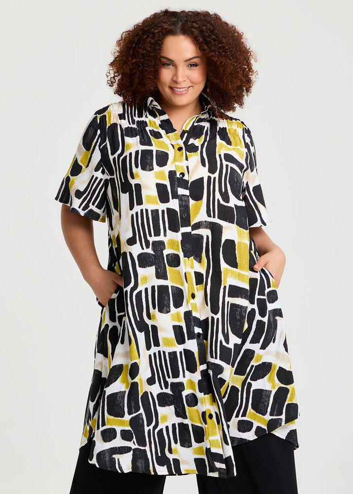 Revival Natural Shirt Dress, , hi-res