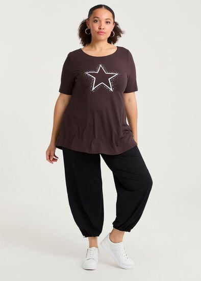 Plus Size Natural Carla Balloon Pant