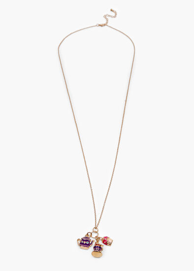 Teacup Charm Necklace