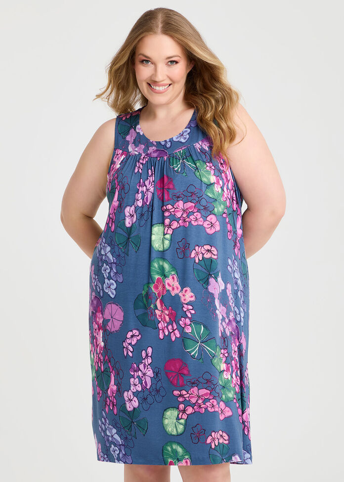 Bamboo Summer Bloom Nightie, , hi-res