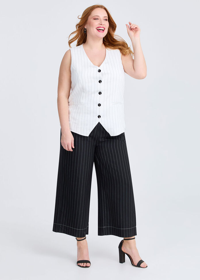 Bronte Pinstripe Vest, , hi-res