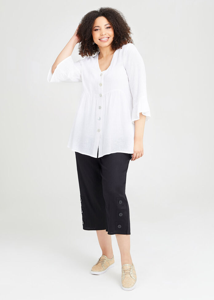 Shop Linen Gauze Amari Cardigan in White in sizes 12 to 24 Taking Shape