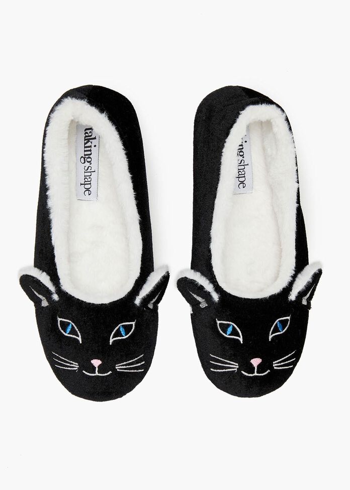 Shop Cat Fluffy Slippers | Accessories | Taking Shape