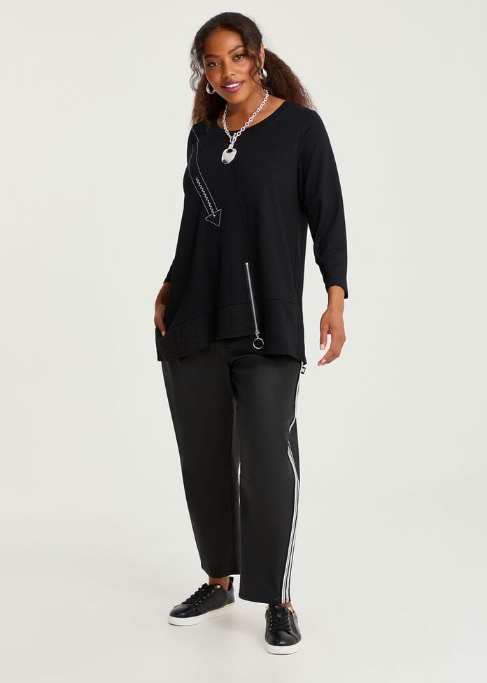 Natural Zip Tunic, , hi-res