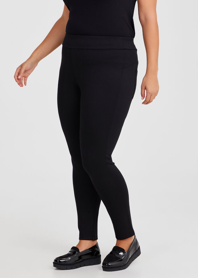 Petite Ponte Willow Slim Leg Pant, , hi-res