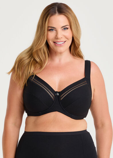 Plus Size Underwire Cotton Everyday Bra