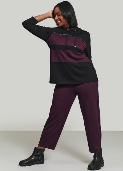Plus Size Lantern Bamboo Ponte Pant