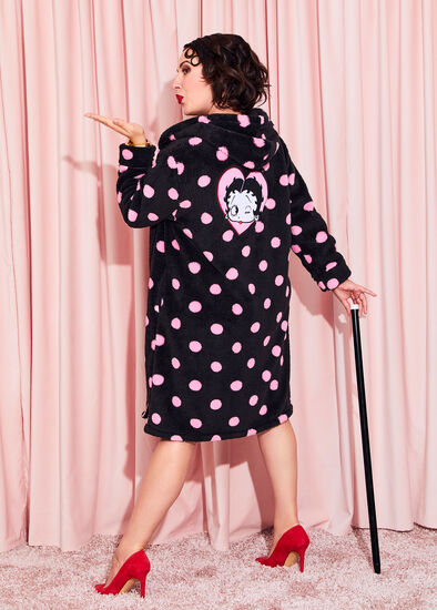 Plus Size Betty Boop Dressing Gown