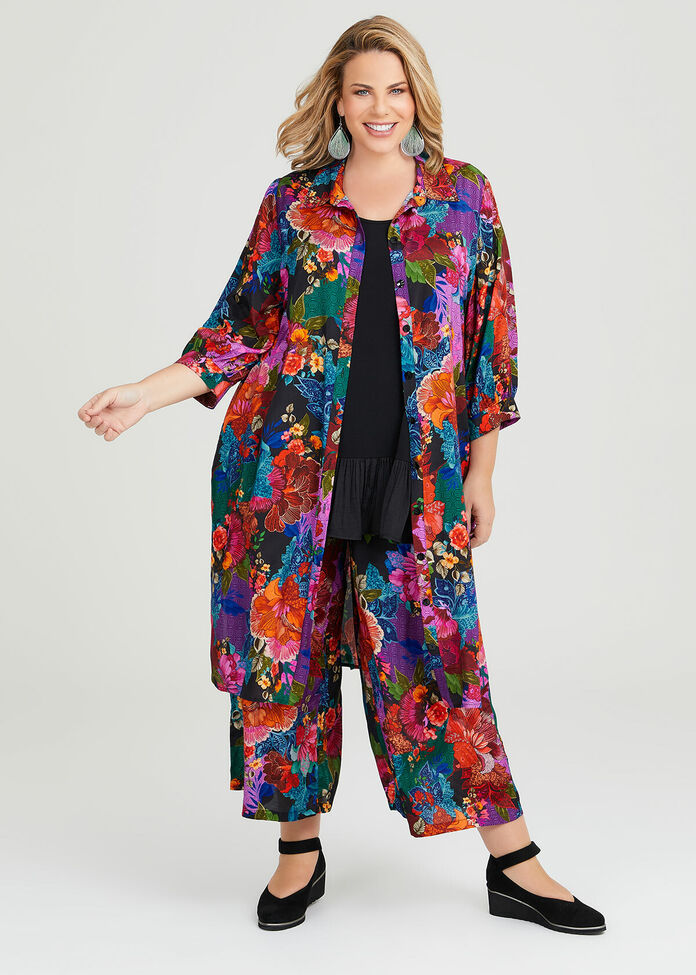 Shop Plus Size Natural Wildflower Pant in Multi Taking Shape AU