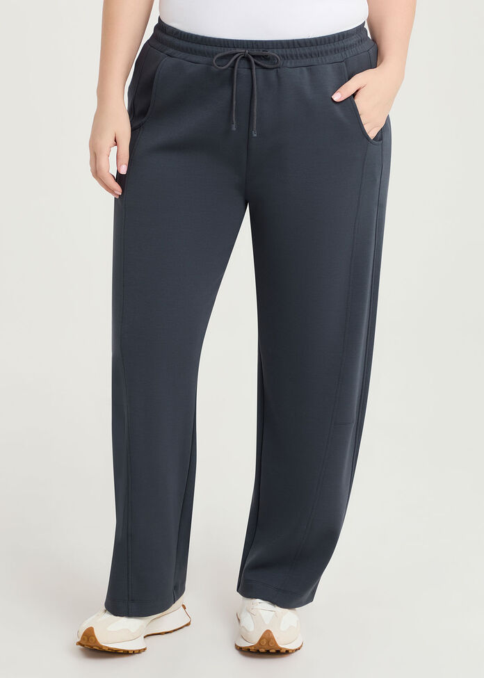 Luxe Touch Seam Wide Leg Trackpant, , hi-res
