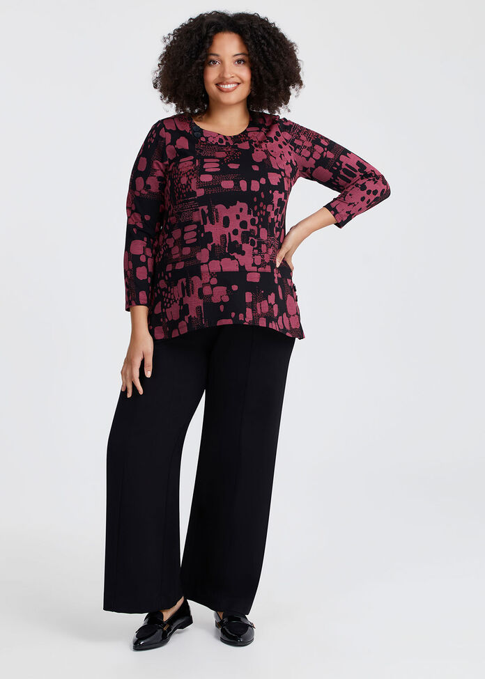 Natural Ava Abstract Top, , hi-res