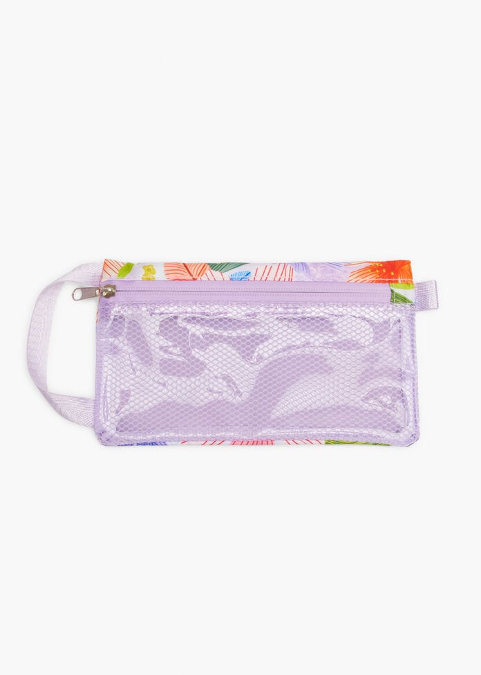 Floral Travel Pouch, , hi-res