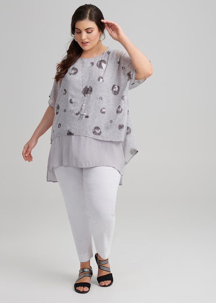 Dusk Hue Spot Top, , hi-res