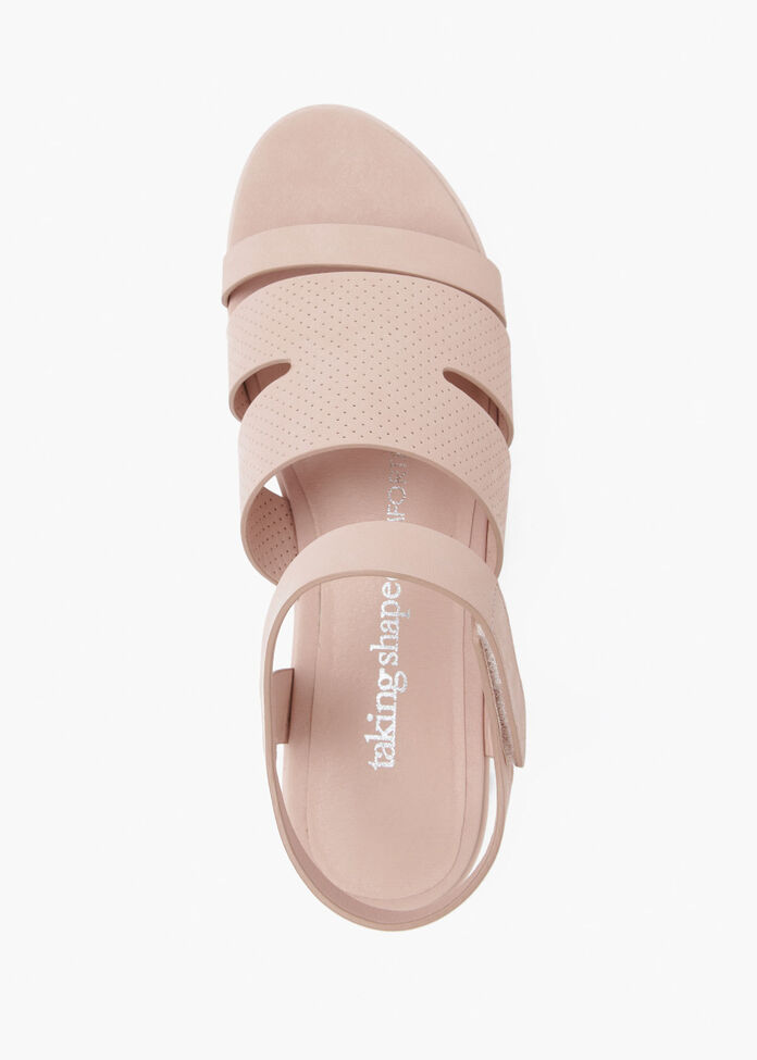 Shop Blush & Brilliant Sandal | Wide Fit Shoes | Taking Shape AU