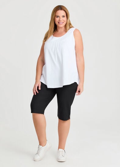Plus Size Editorial Base Pocket Short