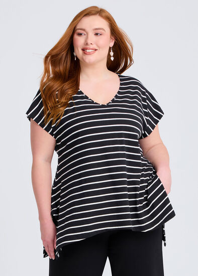 Plus Size Brooke Stripe T-shirt