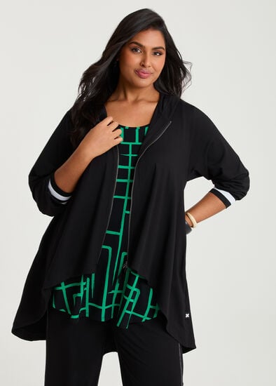 Plus Size Cotton Elevate Avery Cardigan