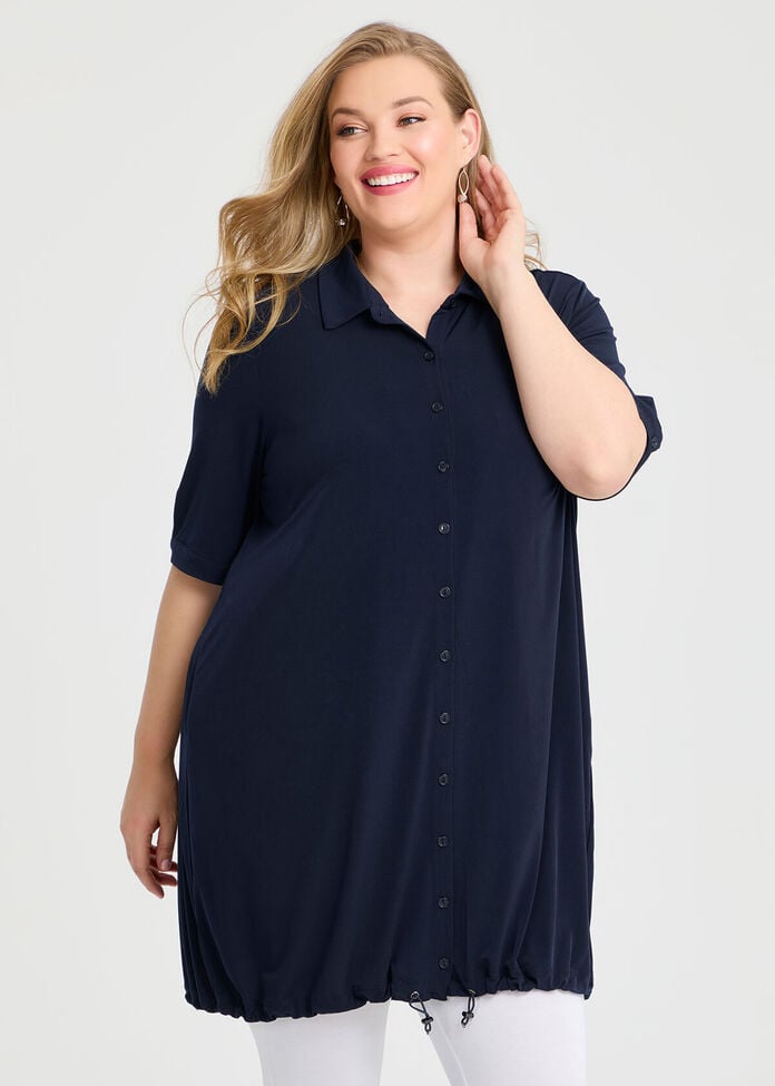 Bungee Cord Detail Dress, , hi-res