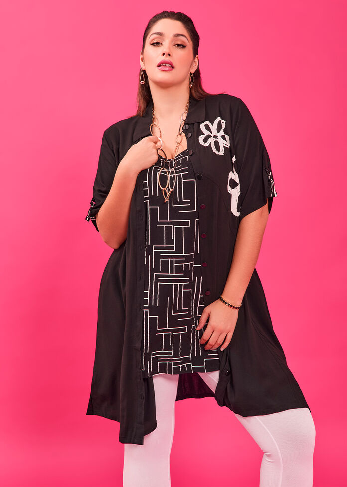 Bamboo Flower Shirt, , hi-res