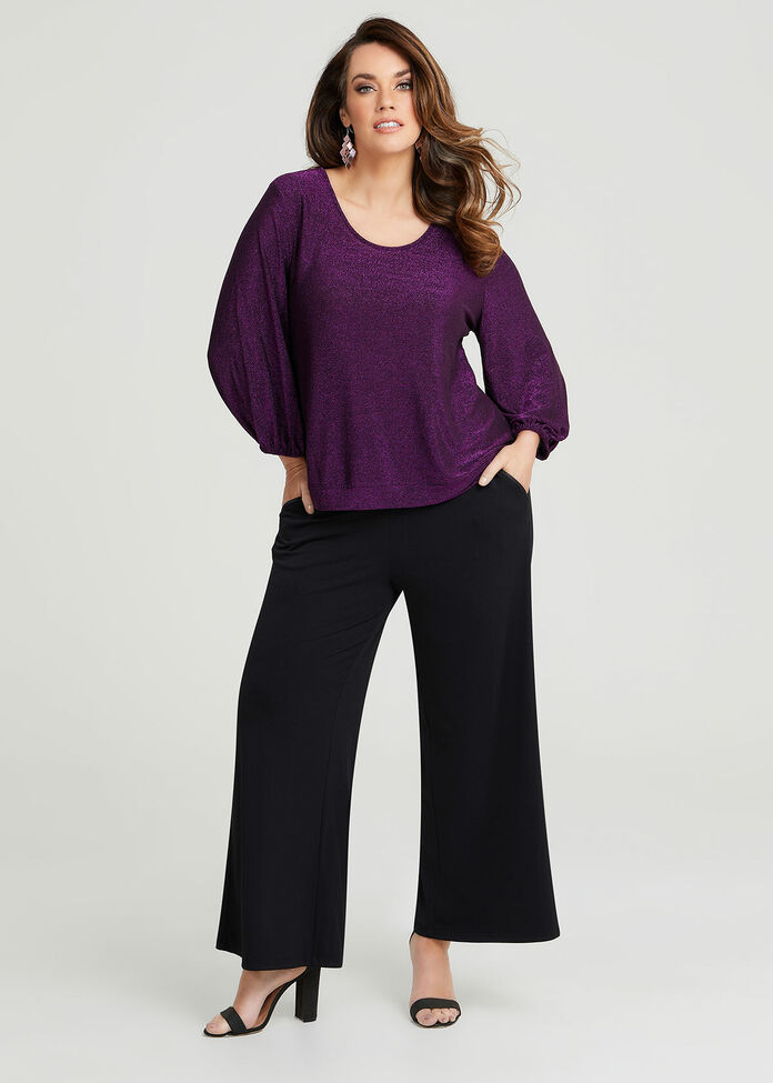 Eliza Knit Wide Leg Pant, , hi-res