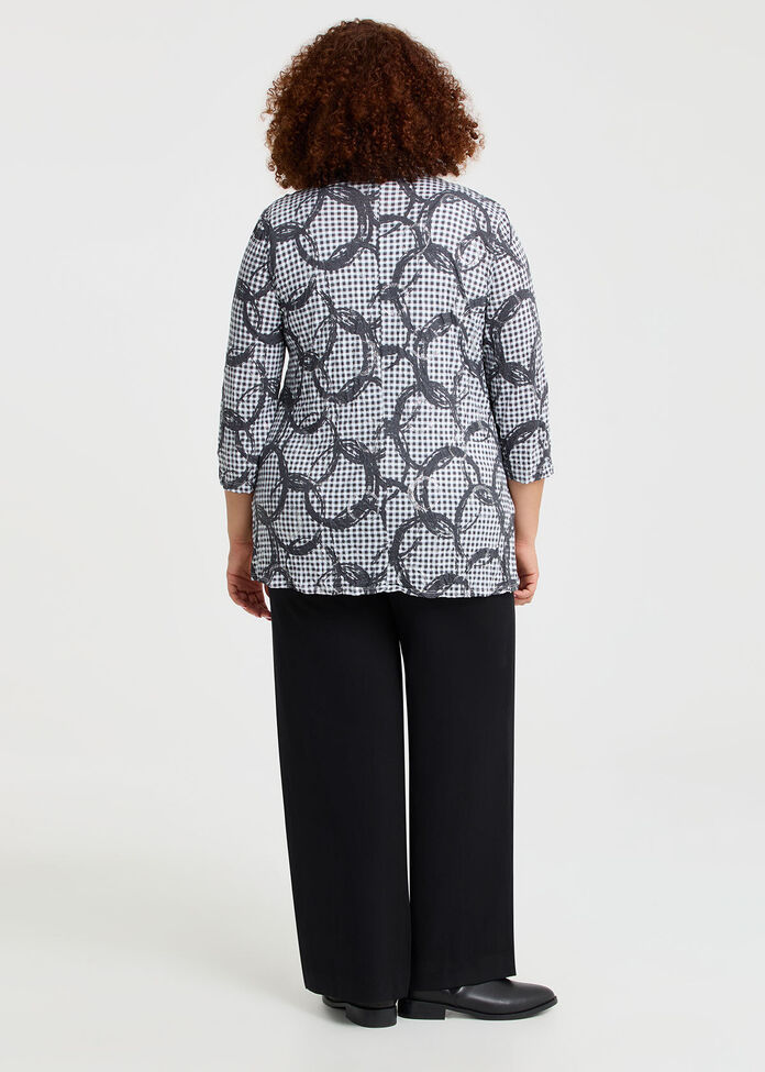 Piia Pleat Front Bamboo Crush Top, , hi-res