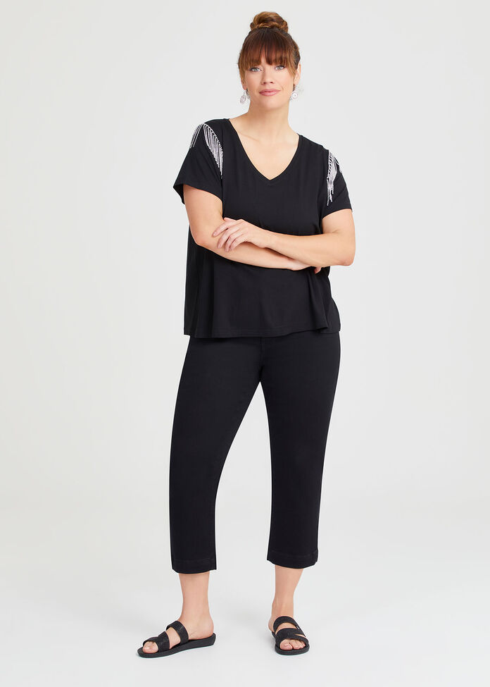 Diamonte Embellished Top, , hi-res