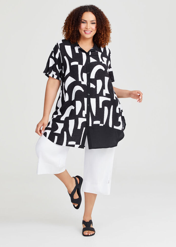Natural Monochrome Shirt, , hi-res