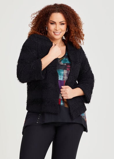 Plus Size Fringe Tassel Cardigan