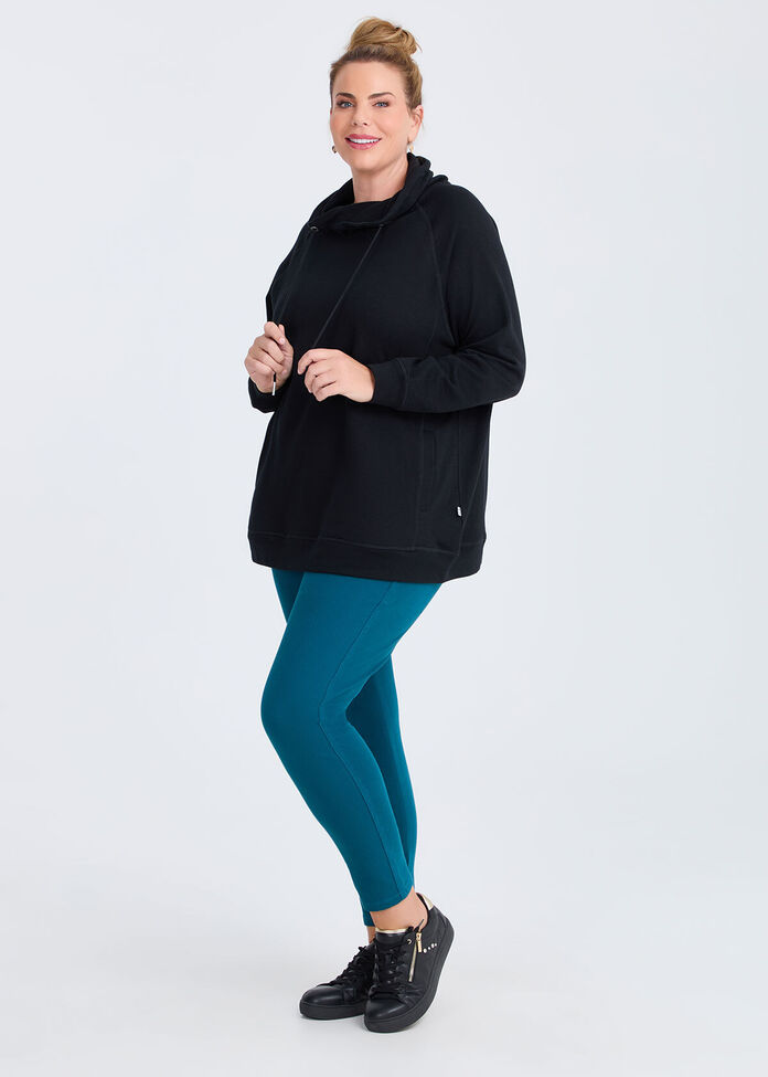 Drawstring Collar Sweat, , hi-res