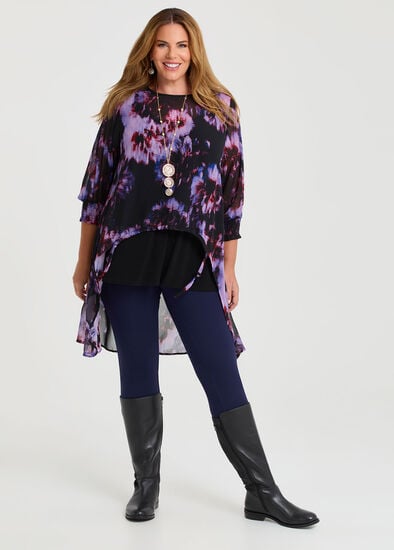 Plus Size Ponte Cleo Slim Leg Pant