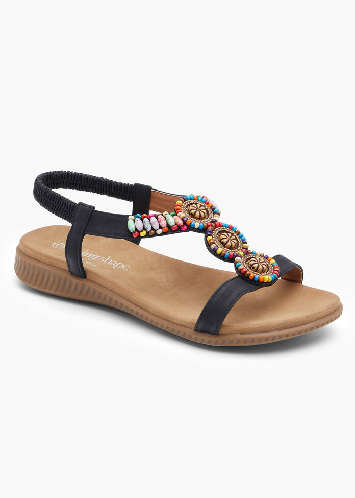 Multi Bead Flex Sandal, , hi-res
