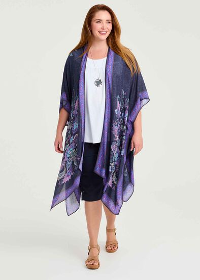 Plus Size Editorial Pocket Long Short