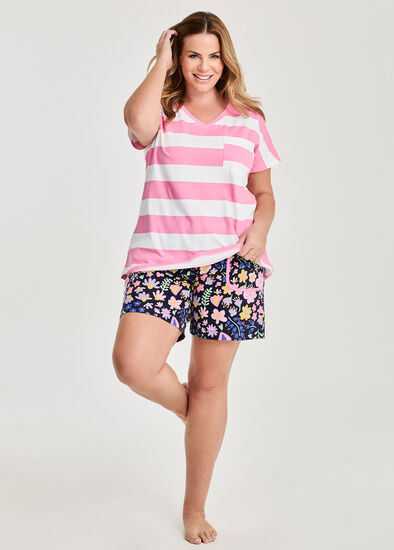 Plus Size Australian Cotton Bloom Pj Short