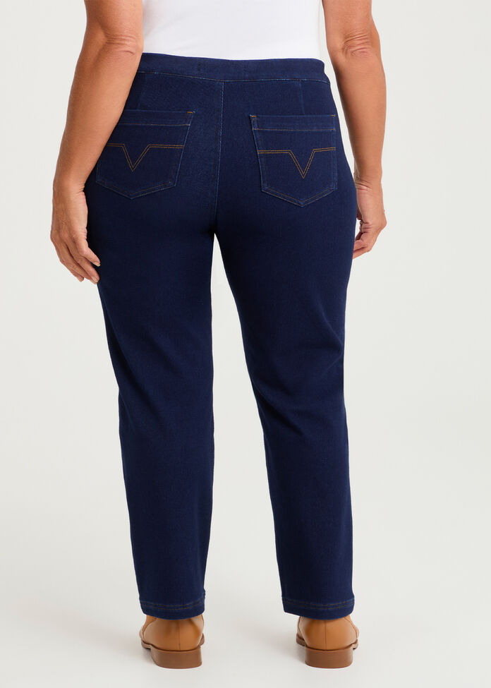 Petite Best Friend Straight Leg Jean, , hi-res