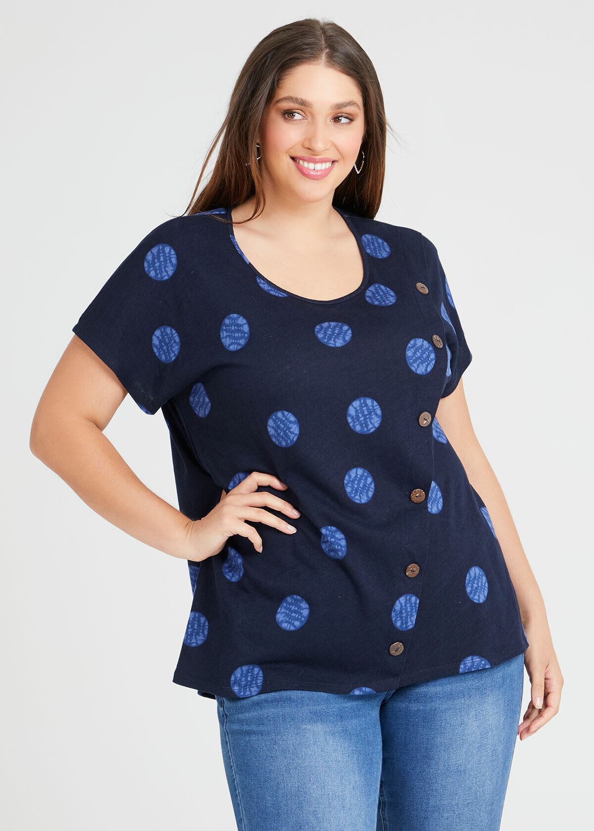 petite plus tops