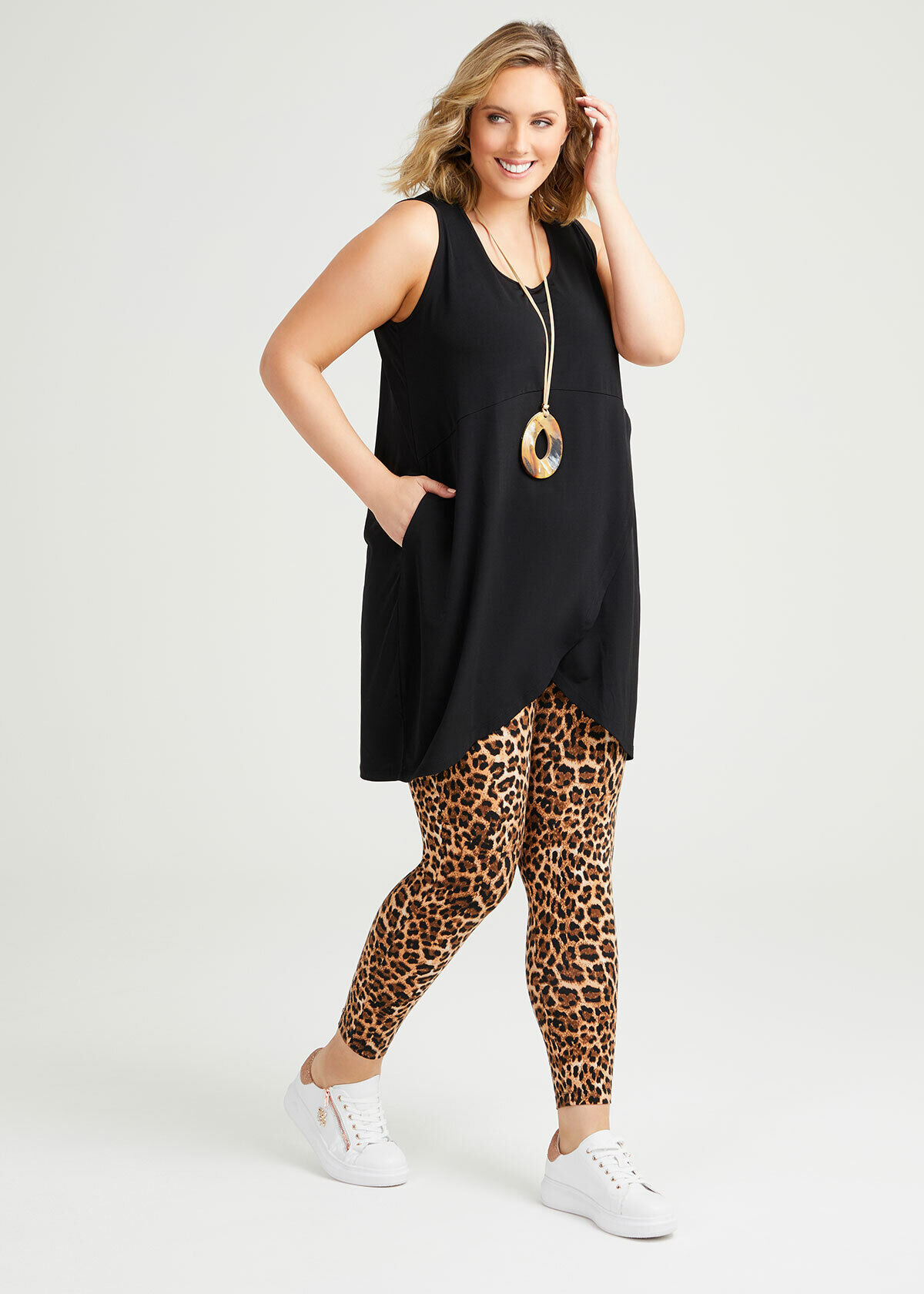 Plus size leopard leggings deals