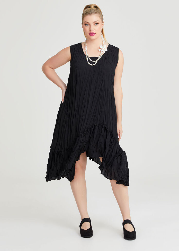 Plisse Tunic Dress, , hi-res