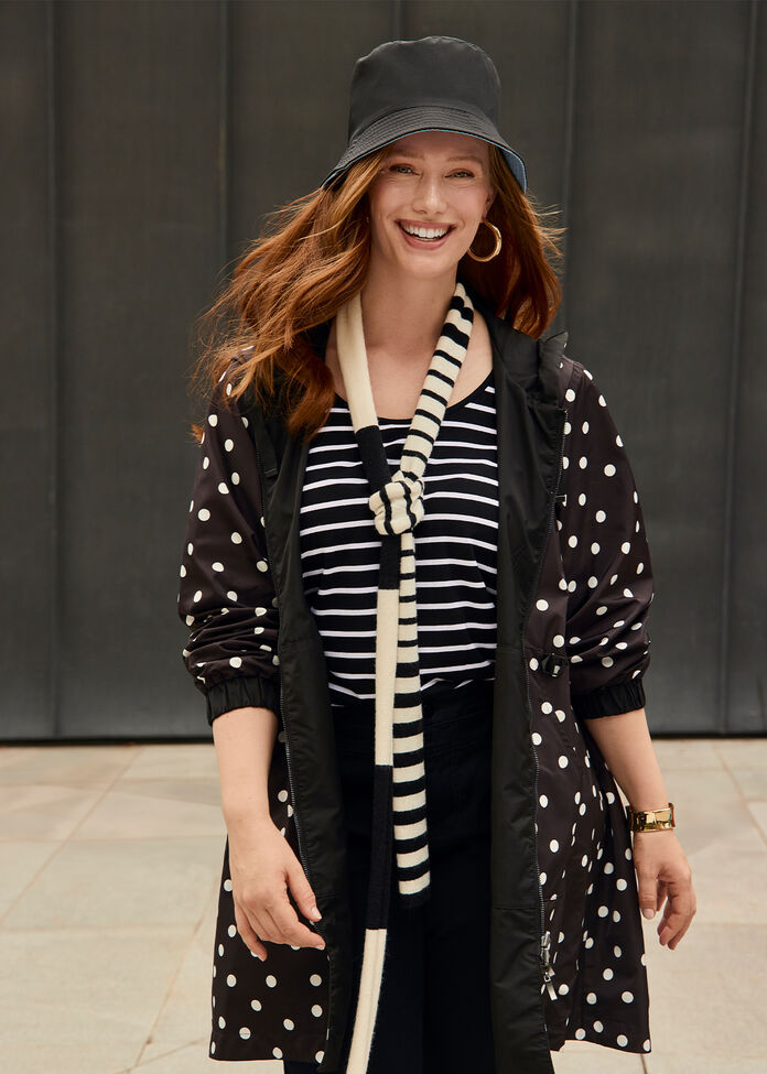 Thin Stripe Scarf, , hi-res
