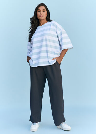 Plus Size Luxe Touch Wide Leg Trackpant