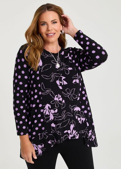 Plus Size Natural Hinewai Splice Top
