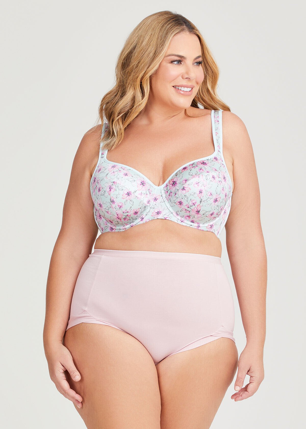 Plus size satin bra top